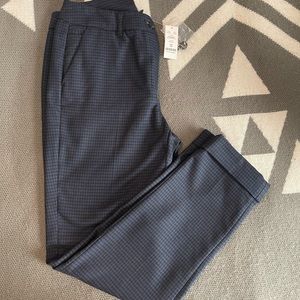 WHBM Houndstooth slim Ankle suiting pant